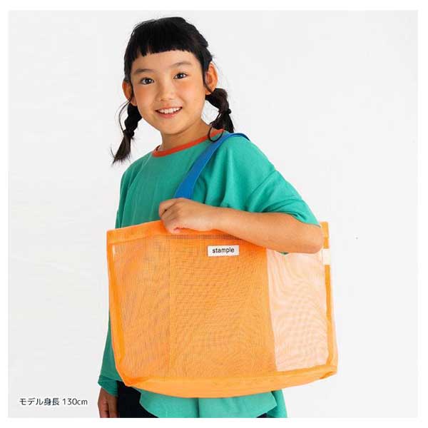 stample(スタンプル)キャンディカラーオールメッシュトートバッグ